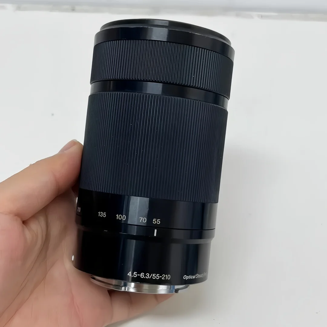 

New Original Medium Telephoto Zoom Lens for Sony E 55-210mm F4.5-6.3 OSS SEL55210,For E Mount ZVE10 A6400 A6700 Camera