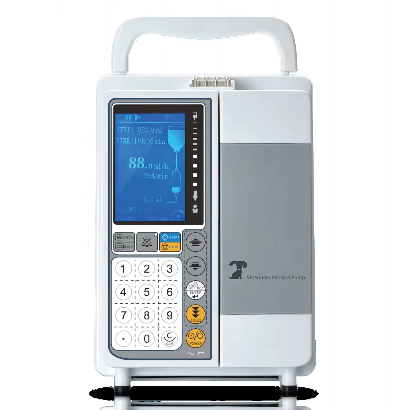 

Vet Hospital Portable Digital Electric Infusion Pump for Veterinary Medicines Injection Device