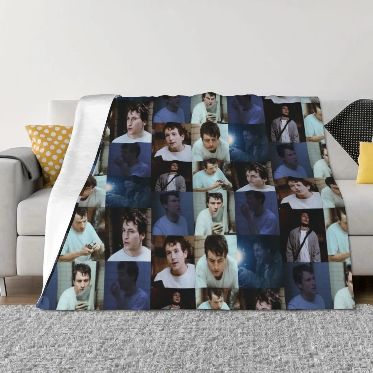 

Adam Stanheight (Leigh Whannell) Throw Blanket funny gift Large Furry Sofa Quilt Blankets