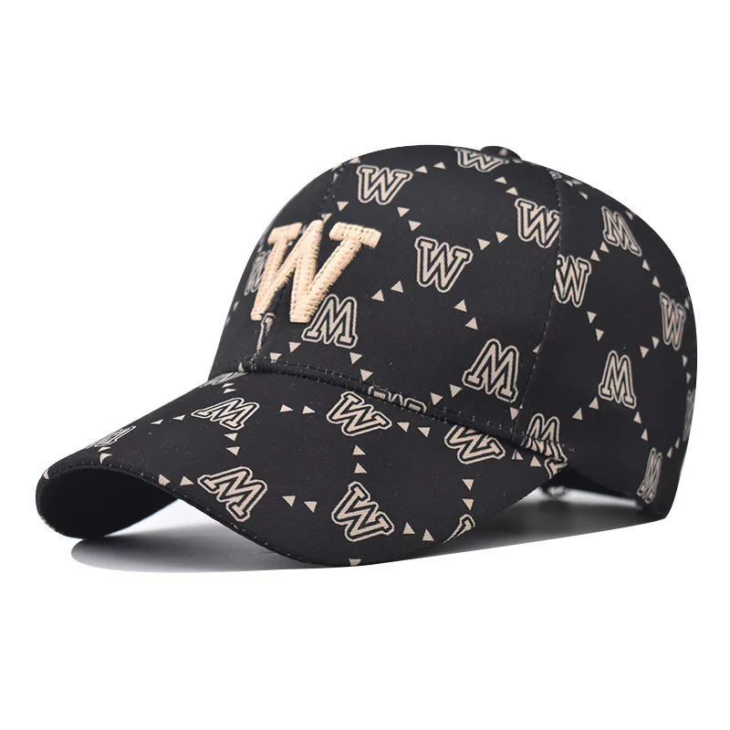 Damen-Baseballkappe mit Vollbuchstaben-Druck, 3D-Buchstaben-Stickerei und Verstellbarem Design, Geeignet für Tägliche Streetwear
