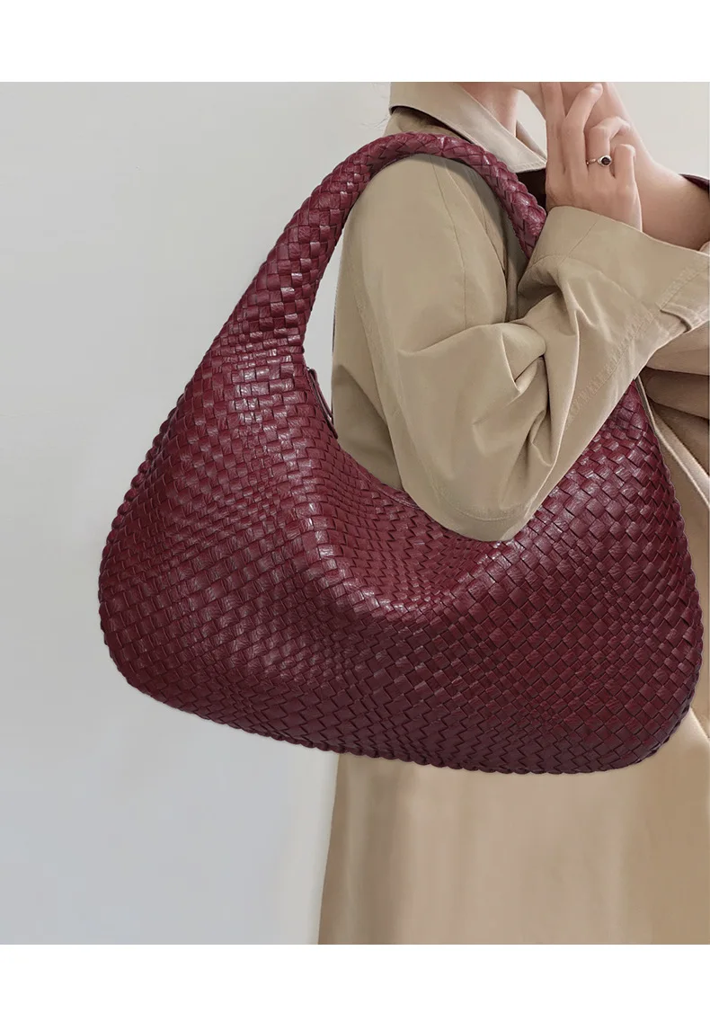 

Женская классическая модная сумка-хобо из мягкой искусственной кожи с тиснением, маленькая, с верхней ручкой, на плечо, повседневная, для ежедневного использования