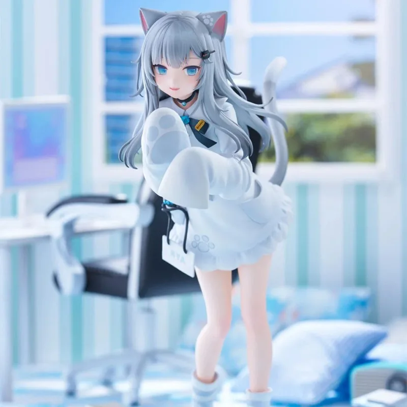 【In Stock】F: NEX Virtual Anchor Nachoneko Little Congee 1/7 Figure Gift Collection Hobbies