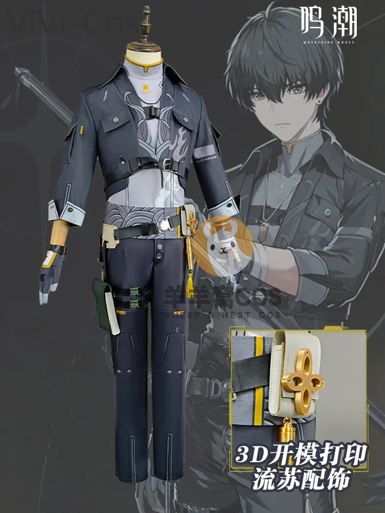 

ViVi-Cos Wuthering Waves Rover Men Cosplay Costume Cos Game Anime Party Uniform Hallowen Play Role Clothes Clothing