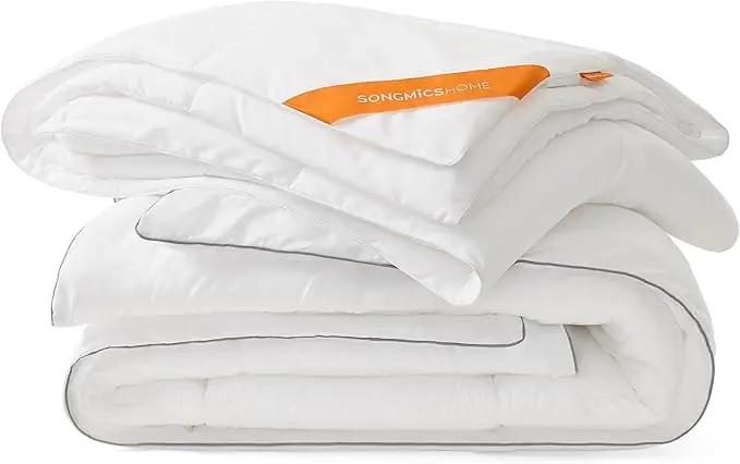 Songmics Home Microfiber Sprei Zomerdeken 2-In-1, Bestaat Uit 150 Gsm Zomerdeken En 350 Gsm