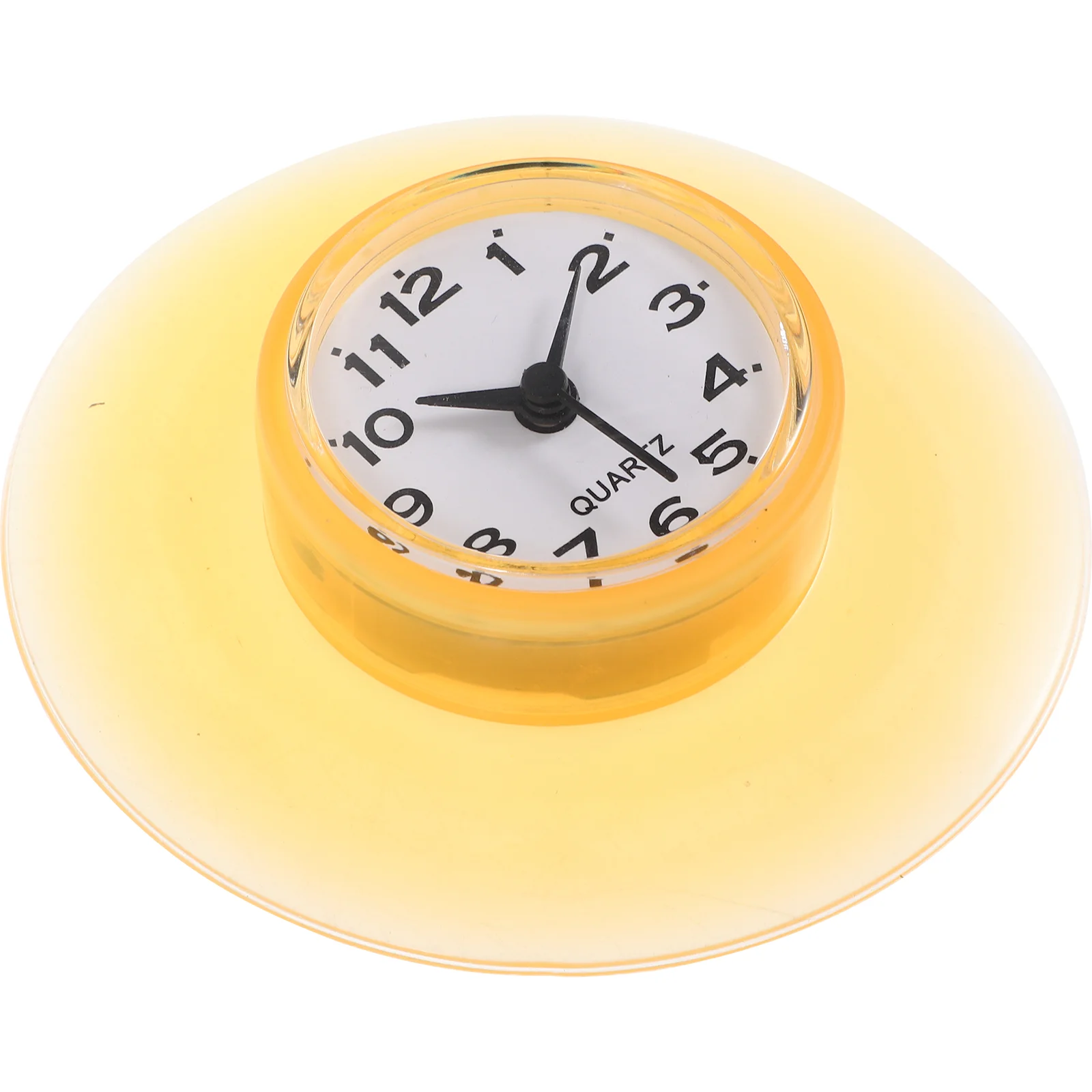 Wall Clocks Bathroom Suction Cup Shower Alarm Vintage Anti-fog Ornament Yellow Modern