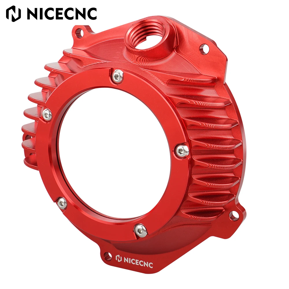 

NiceCNC Engine Clutch Transparent Outside Cover Protector Guards Motocross for GAS GAS EC MC EX F 250 350 2021-2022 Accessories