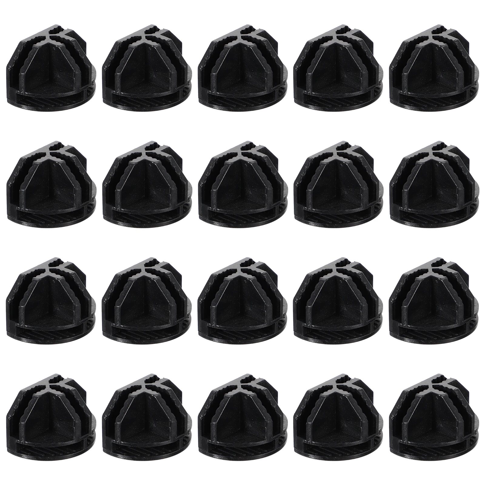 

20pcs Cube Connectors Black White Clips Storage ganizer Modular Wardrobes Shoe Cabinets Durability ABS Plastic Term