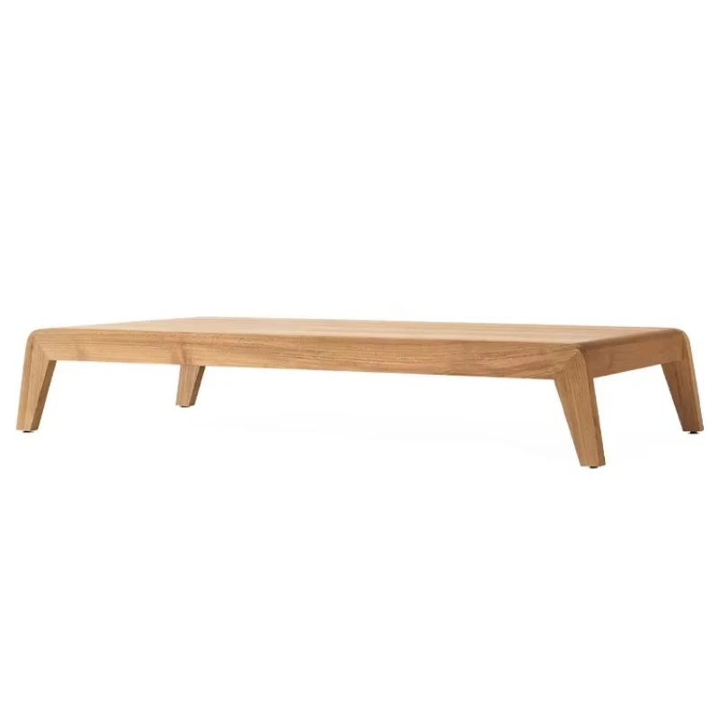 High quality solid teak low table hotel living room center table garden outdoor wooden coffee