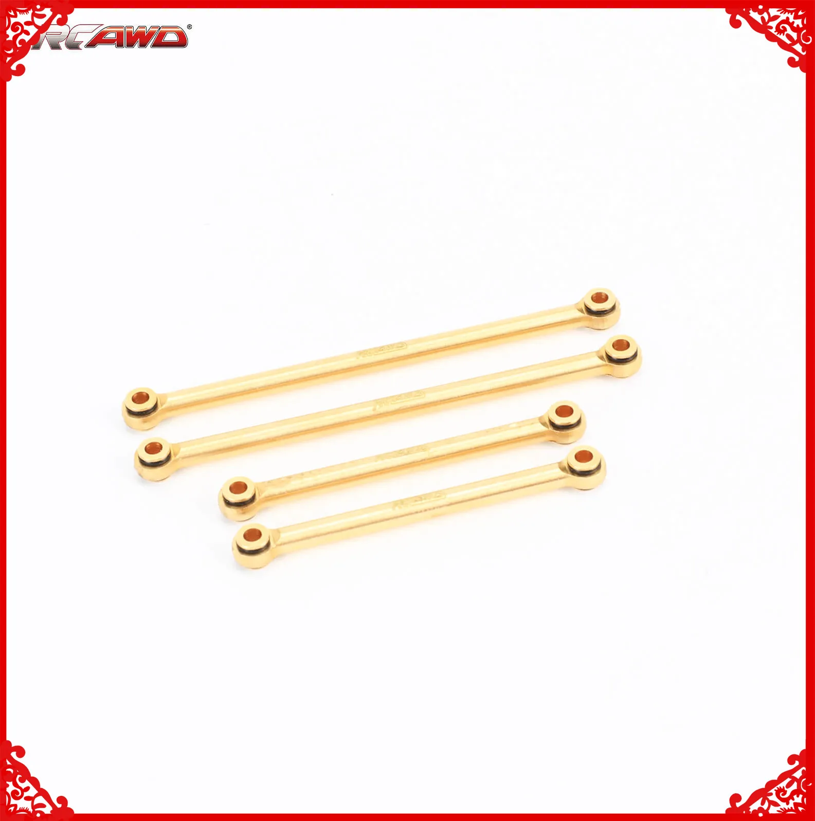 

RCAWD Front & Rear copper upper links Tie Rod for TRX4M TRX4-M 1/18 RC Crawler Car Upgrades Parts