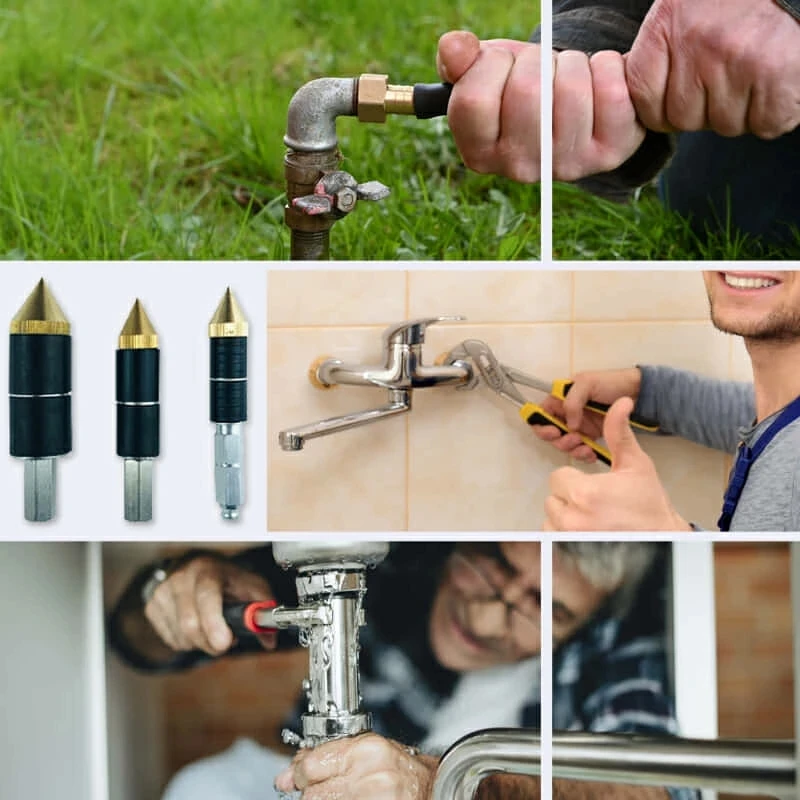 Hot-melt Water Stop Pin Kitchen Bathroom Repair Plumbing Tool Set Hot-melt Water Stop Pin Kitchen Bathroom PPR Tube Tunnels Plug