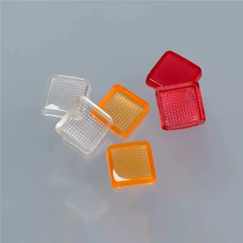 2 STUKS RC 1/14 Plastic Achterlicht Cover Licht Lakens Voor Tamiya 1/14 Brandstoftank Trailer Flatbed Oplegger Reefer Oplegger