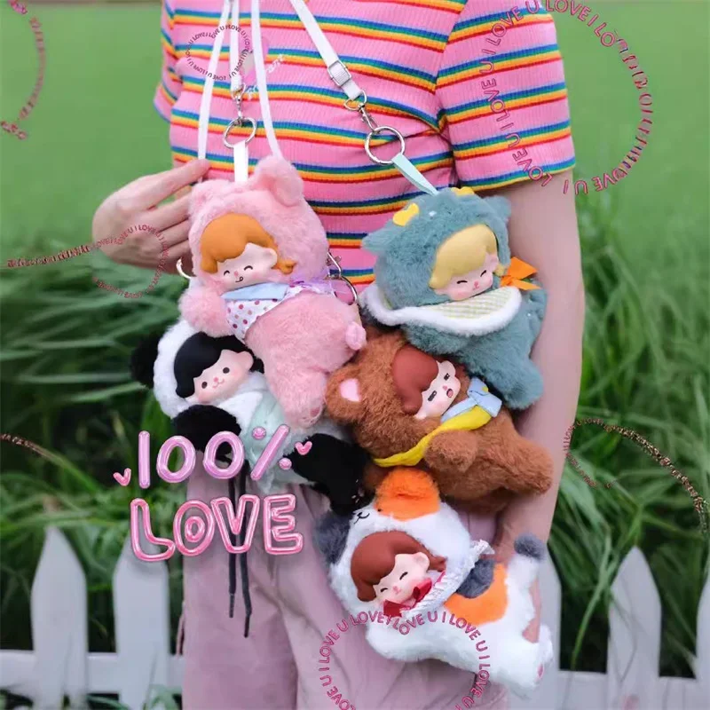 Genuine Fluffy Dreamer Series Plush Toy Cute Doll Tide Doll Messenger Bag Pendant Girl Gift