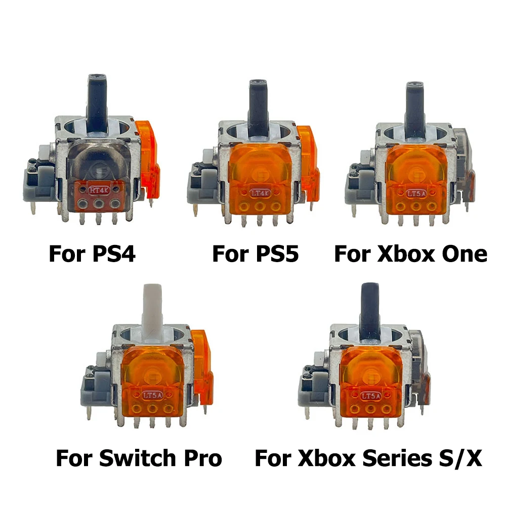 2-10szt TMR Hall Joystick Elektromagnetyczny Do PS5 PS4 Xbox ONE Xbox Series S/X Do SWITCH PRO Hall Eeffect Thumbstick Gamepad — zdjęcie produktu 7