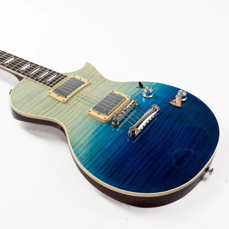 Eart Guitars EGLP-620 Flame Maple Top Locking Tuners Coil Split
