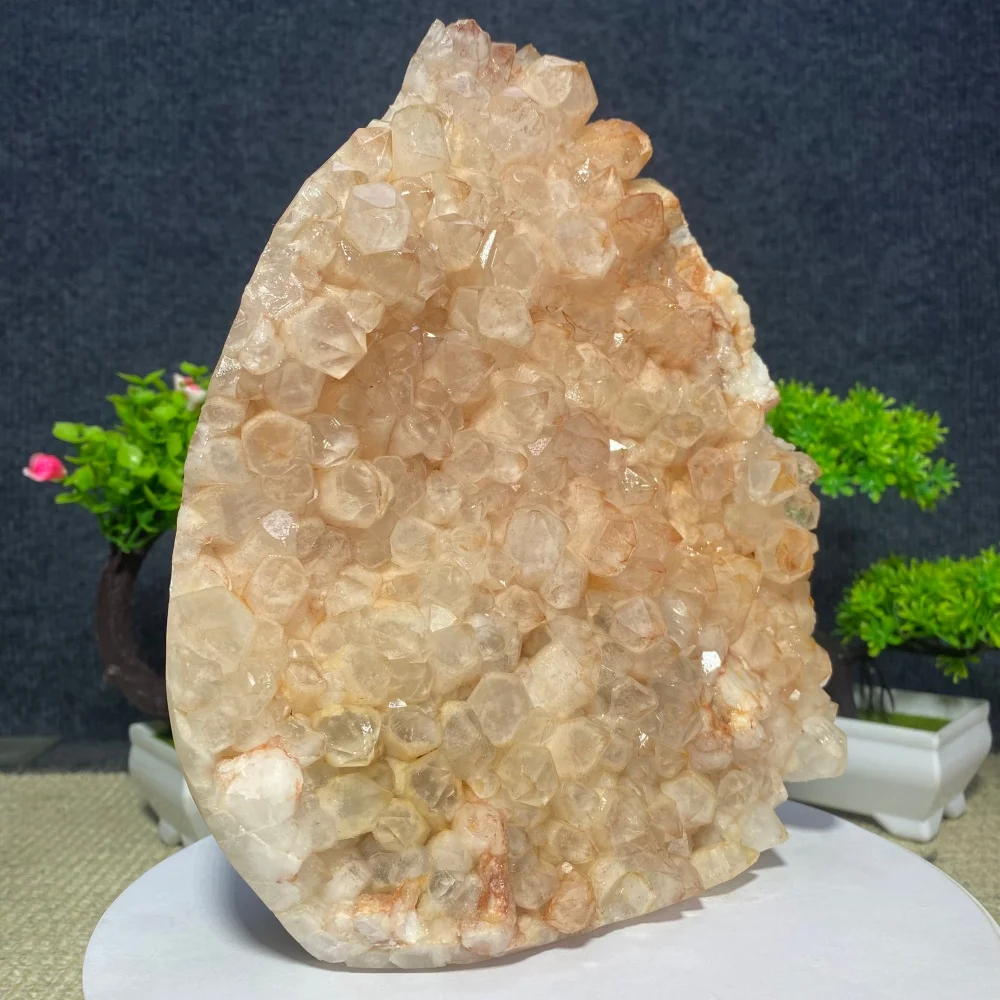 Natural White Quartz Crystal Cluster Healing Chakra Stone Mineral Specimen - for Meditation Spiritual Energy Home Decor