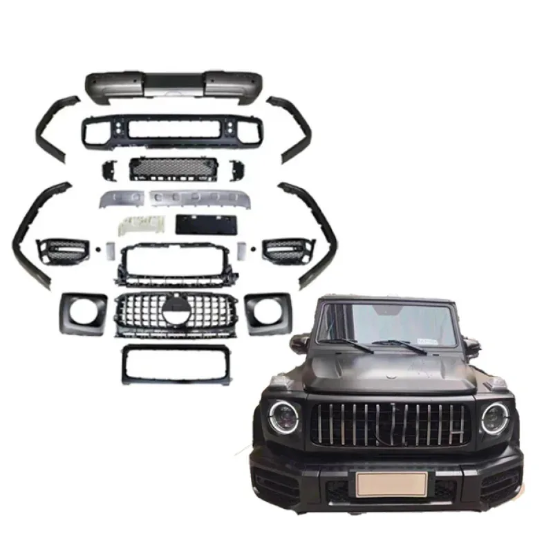 Auto Parts Bumper Grille Body Kit for   G Class W464 G350 G500 2019-2024 G63 Style
