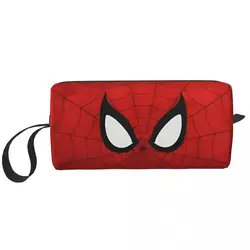 Spider Spiderman Spiderverse Superhero Cosmetic Bag per le donne borse per il trucco borsa da toilette con cerniera da viaggio Organizer Pouch