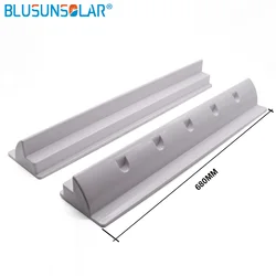 1 Set 680mm UV Resistant ABS Solar Panel Spoiler Bracket Long Side Solar Mount Bracket For Caravan RV Roof Motorhome Boat Solar