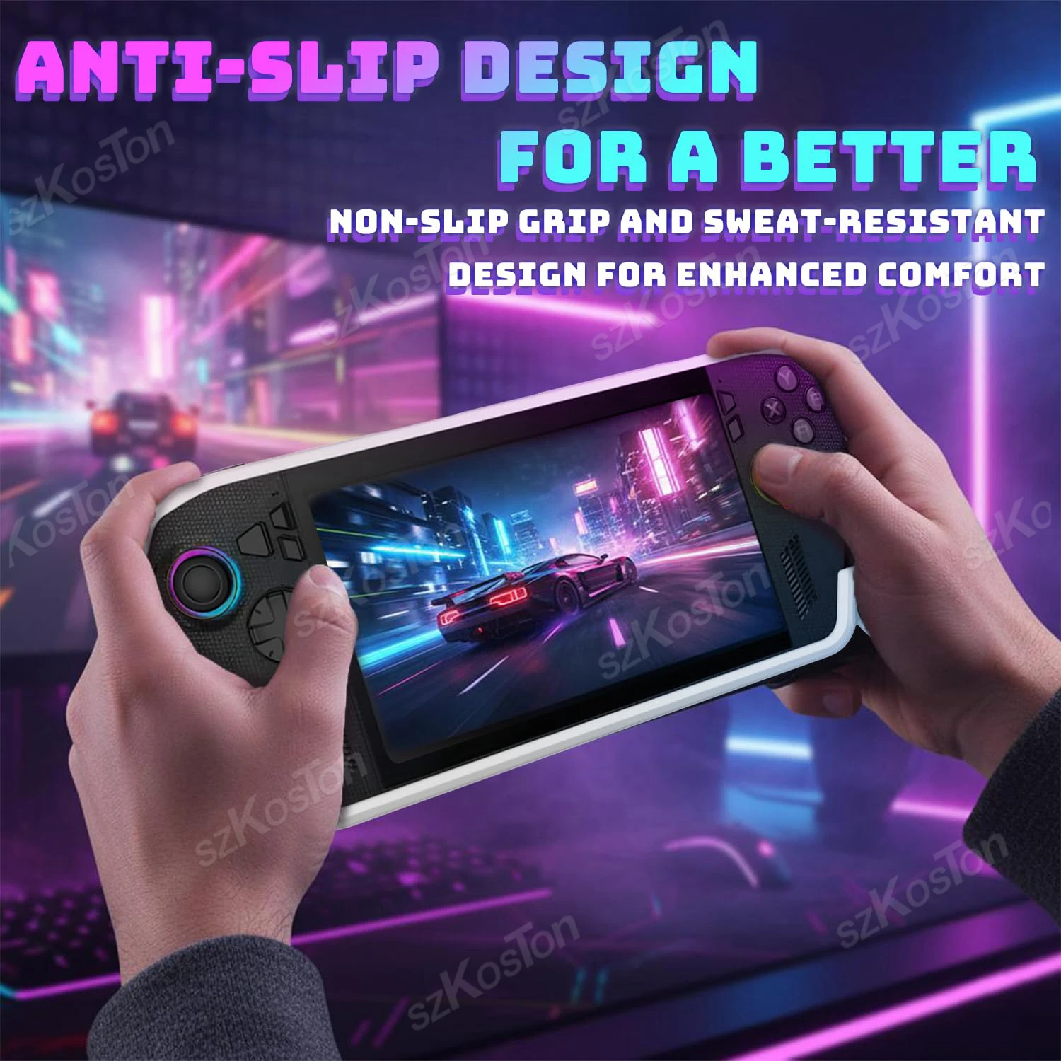 حافظة واقية ناعمة من البولي يوريثان الحراري لوحدات تحكم الألعاب ASUS ROG Xbox Ally X 2025 غطاء مضاد للسقوط والصدمات لملحقات ألعاب Ally X