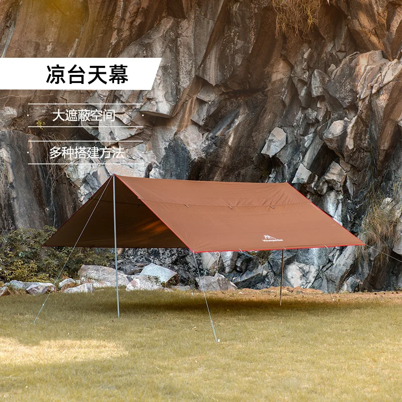 

Mountainhiker Outdoor Campping Balcony Canopy Silver Coated 210D Oxford Cloth Balcony Canopy Various Construction Methods Canopy