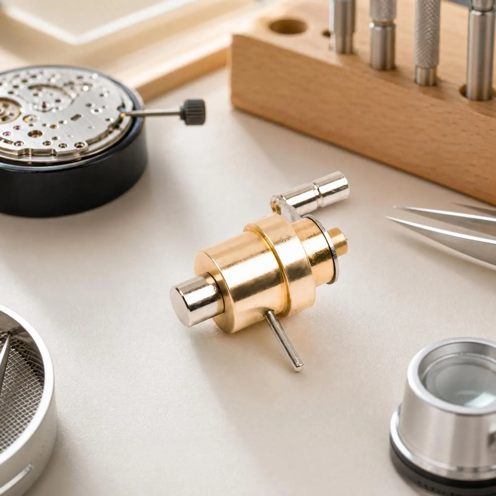 Tools for Watchmaking Brass Mainspring Winding Key Hand Watch Winder Professional Watchmaker Equipment Precision Control Pin for