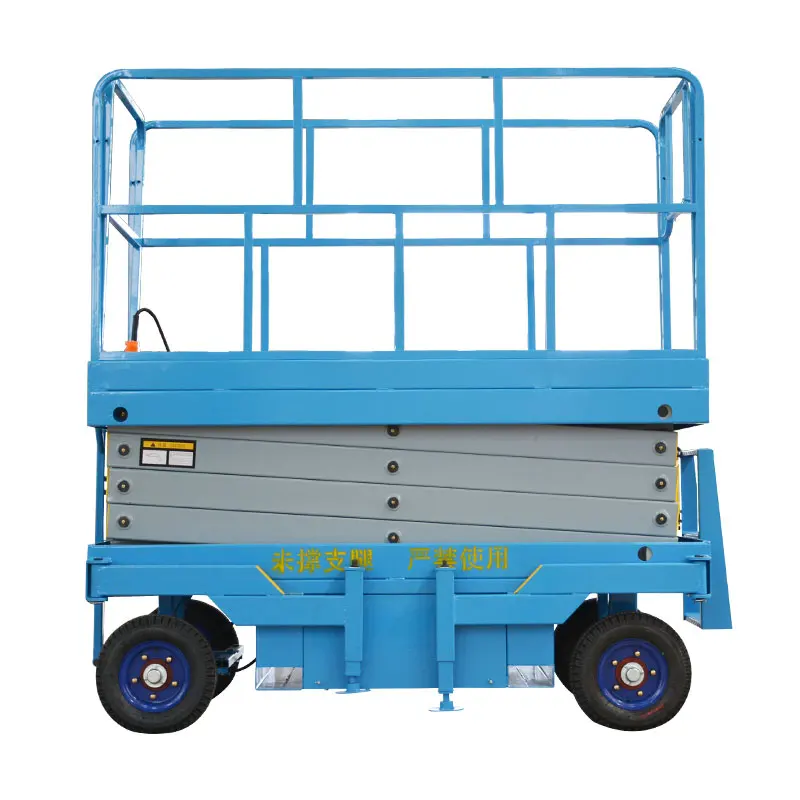 Qiyun Kinglift 9m 500KG  Mobile Scissor Lift Used for Warehouse