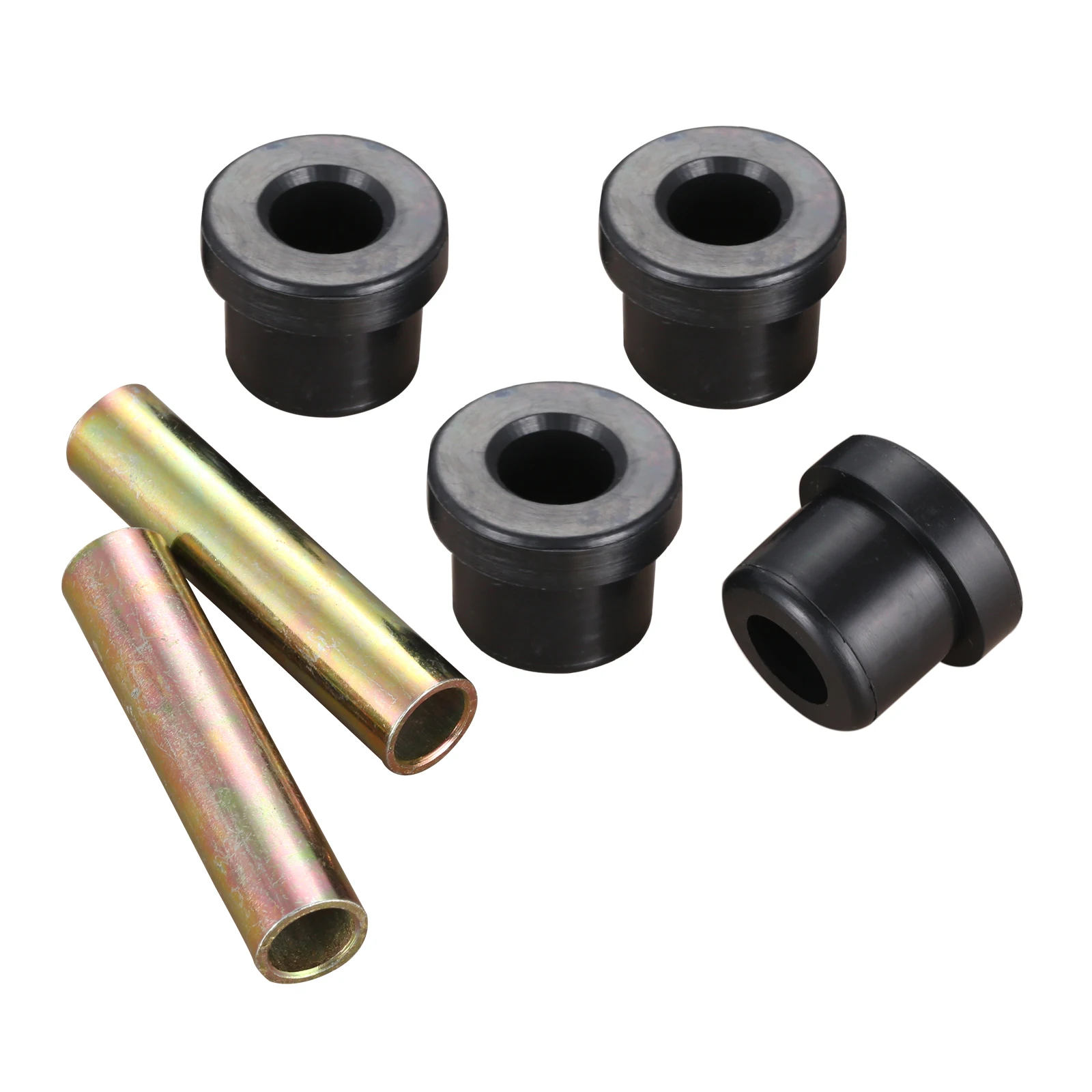 6 Pcs/set Front and Rear Suspension Bushing & Sleeve Kit for Club Car DS 1981-Up Gas Electric Golf Carts Front Leaf Spring