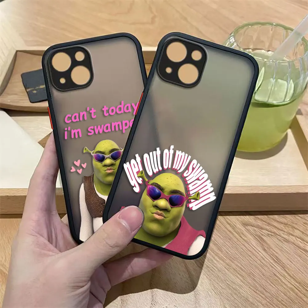 

Funny Movie S-Shrek Matte Phone Case For HUAWEI P40 MATE 20 30 NOVA 3I 4 7 7I 6 Y70 Y70S Y6P Y9 HONOR 20 70 90 X7 X8 TPU Case
