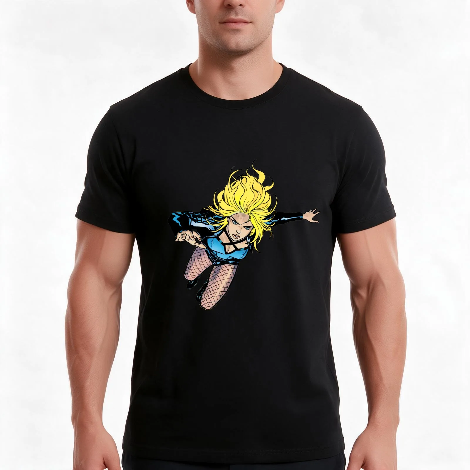 Dinah Lance/Black Canary in Green Arrow 2016 #46 T-Shirt, Summer Casual Cotton Tee, Oversized Streetwear Tops, Unisex Men Women