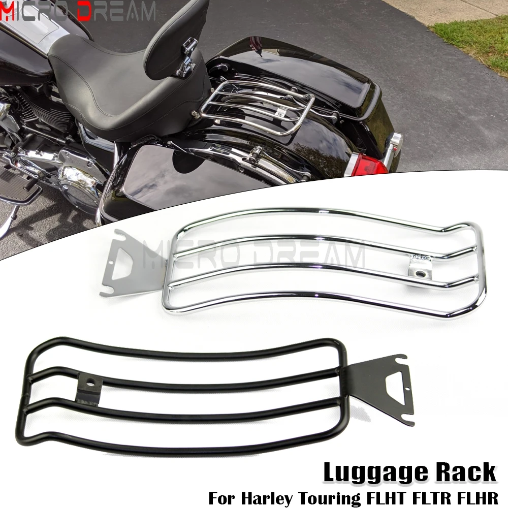 

Motorcycle Rear Luggage Rack Solo Seat Carrier For Harley Touring Electra Road Glide FLHT FLTR Road King FLHR Luggage Holder