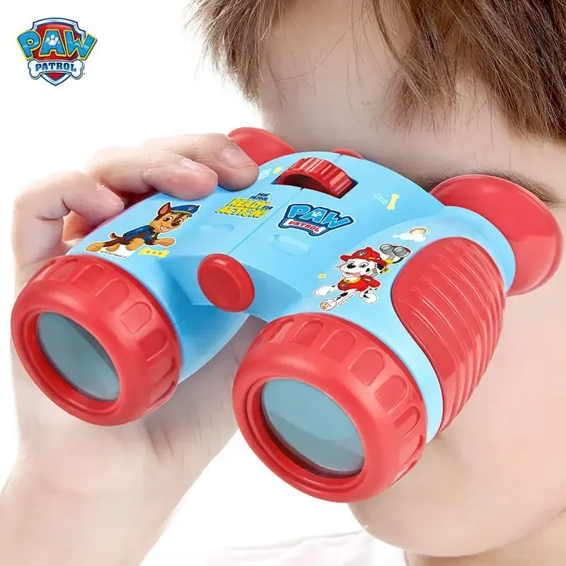 New PAW ronds Cartoon Telescope Toy binocolo ad alta definizione ad alta potenza Boy Girls Experiment studente lente d\'ingrandimento regalo