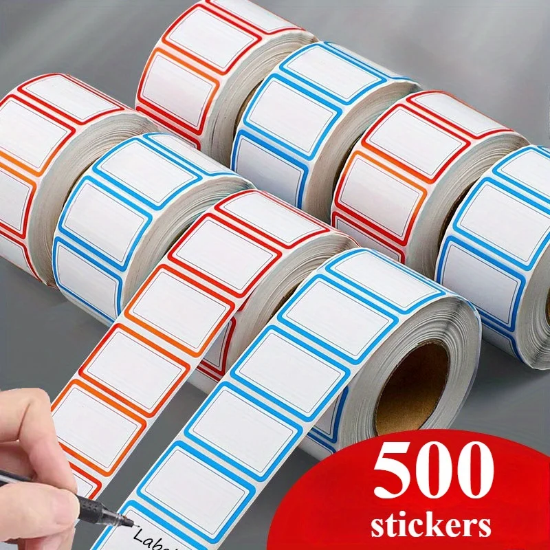 Storage label stickers, suitable for color-coded labels in offices and classrooms, suitable for food containers