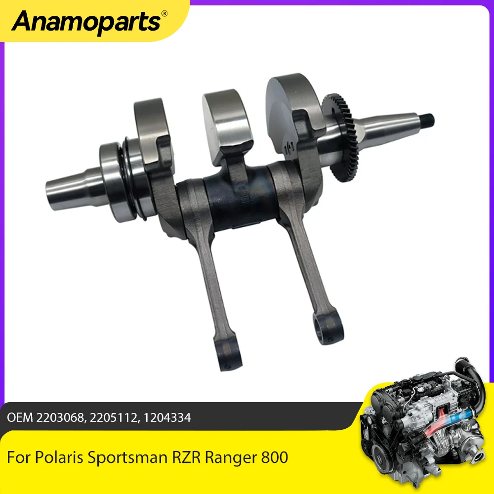 Motor Engine Parts Crankshaft Assembly For Polaris Ranger Sportsman RZR 800 4X4 6X6 X2 ATV UTV 2205112 08-17 High Performance