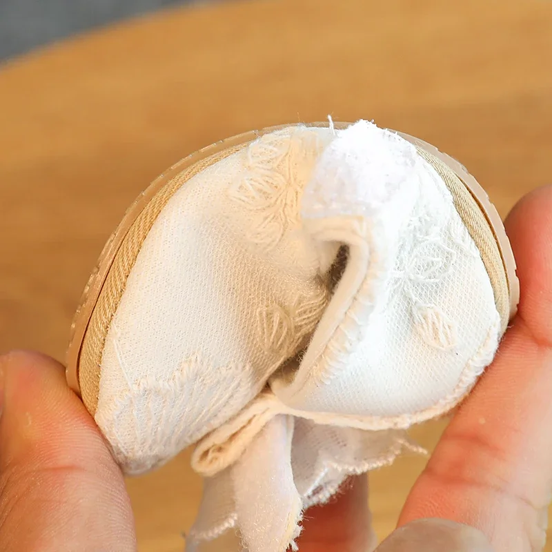 Simpatiche scarpe da principessa per bambina in pizzo bianco Mocassini per bambini Moccs Scarpe con fiocco e frange con suola in gomma Calzature antiscivolo Scarpe da culla