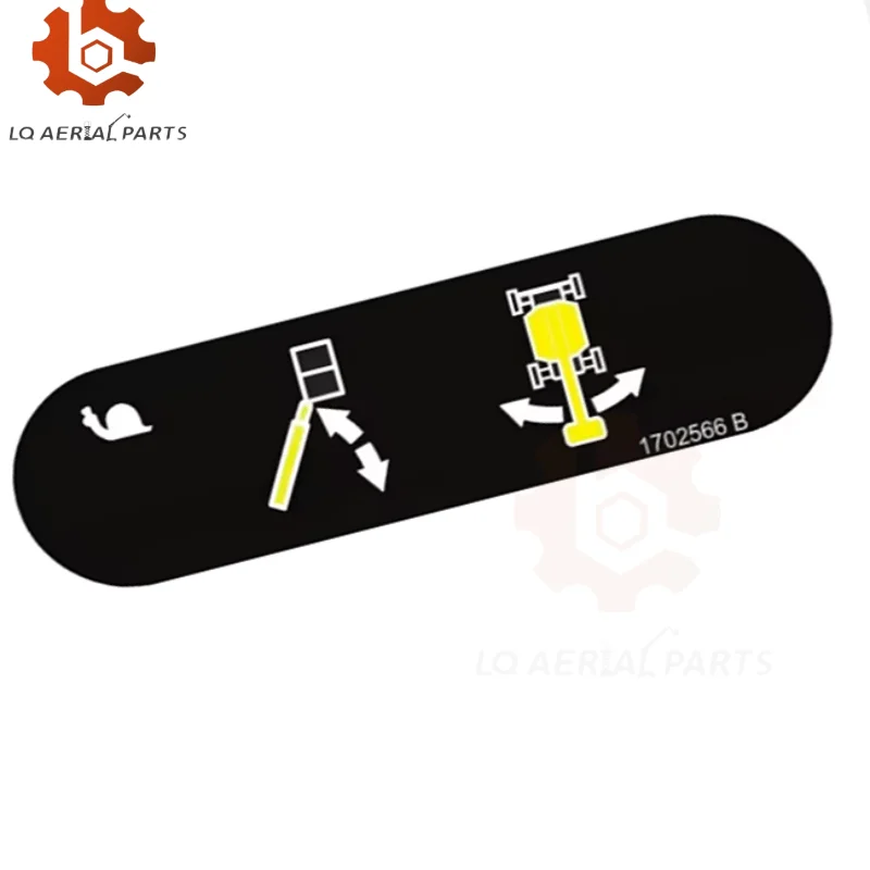 

1702566 Наклейка, используемая для подъема стрелы JLG 100SX 1100S 1200SJP 1350SJP