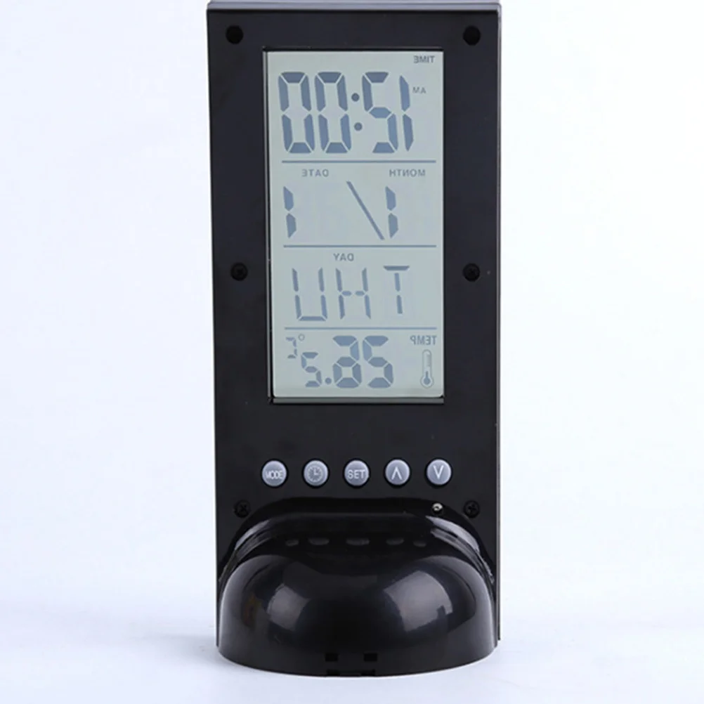 

Digital Alarm Clock Large Screen Display Calendar Temperature Gauge ℃/℉ 12/24H Format Electronic Clock For Home Office Desktop
