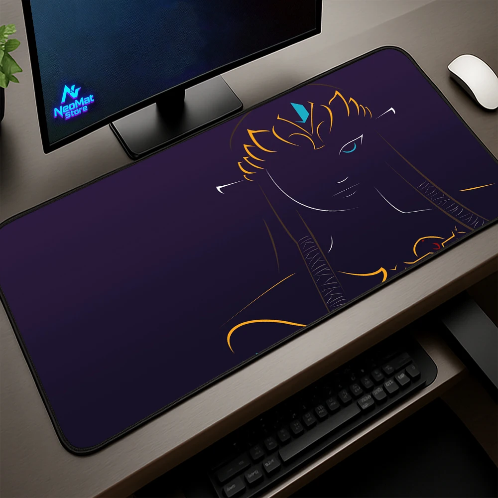 

Princess Zelda Silhouette Mousepad Lineart Desk Mat Hyrule Gaming Aesthetic Carpet Computer Decoration Mouse Pad Keyboard Pads