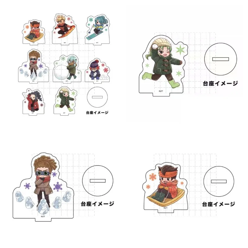 Endou Mamoru Kidou Yuuto Kazemaru Ichirōta Q-version Acrylic Mini Standing Plaque Ornament Toys B