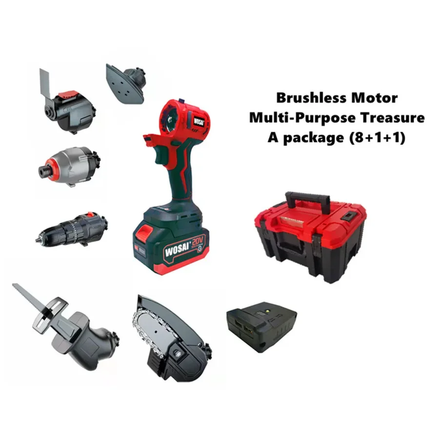 WOSAI 20V cordless Garden woodworker and electrician electrical power tool sets