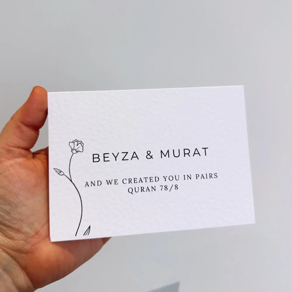 بطاقات مكان الزفاف الشخصية مع صورة مخصصة اسم العروس والعريس حفلة خطوبة ديكور بطاقة المعمودية دعوة الزفاف