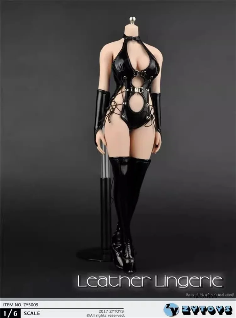 

ZYTOYS ZY5009 1/6 солдат цельный кожаный пиджак с ремешками высокие ботинки модель подходит для 12 "фигурки тела