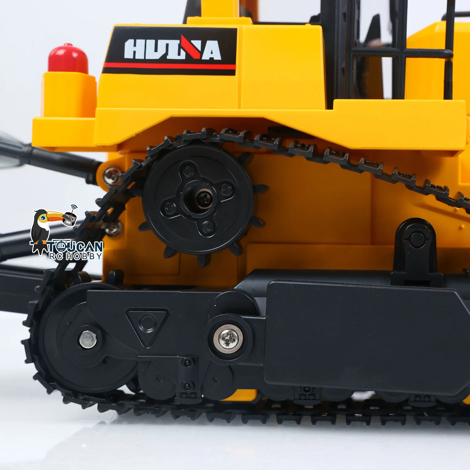 RC Bulldozer HUINA 1554 1/16 Elektrischer Ferngesteuerter Bulldozer RTR Metall-Ripper Lichteffekt Batteriebetriebenes Fertigmodell Geschenke – Detail 15