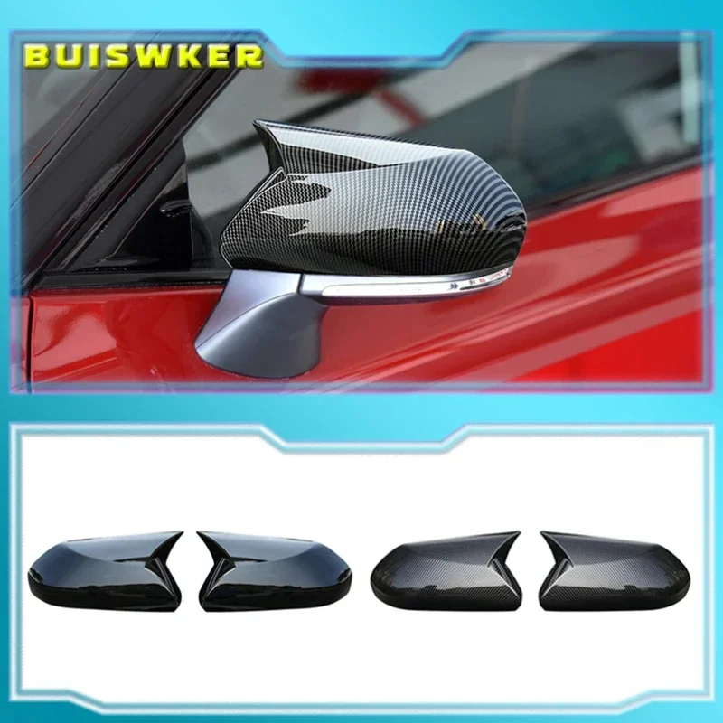 

Car Side Door Rearview Mirror Cover ABS Carbon Fiber For Toyota Camry 2018 2019 2020 2021 2022