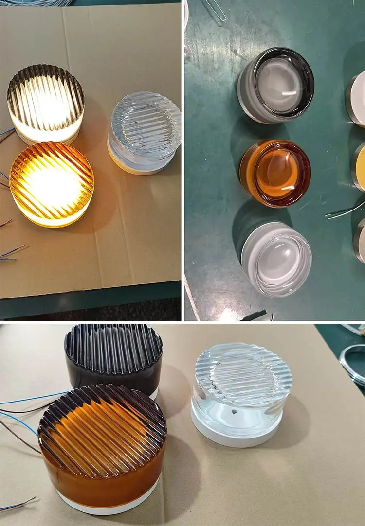 IWHD Glass Lampshade LED Wall Lamp Sconce 4 Colors Beside Bedroom Living Room Bathroom Mirror Stair Light Wandlamp Applique