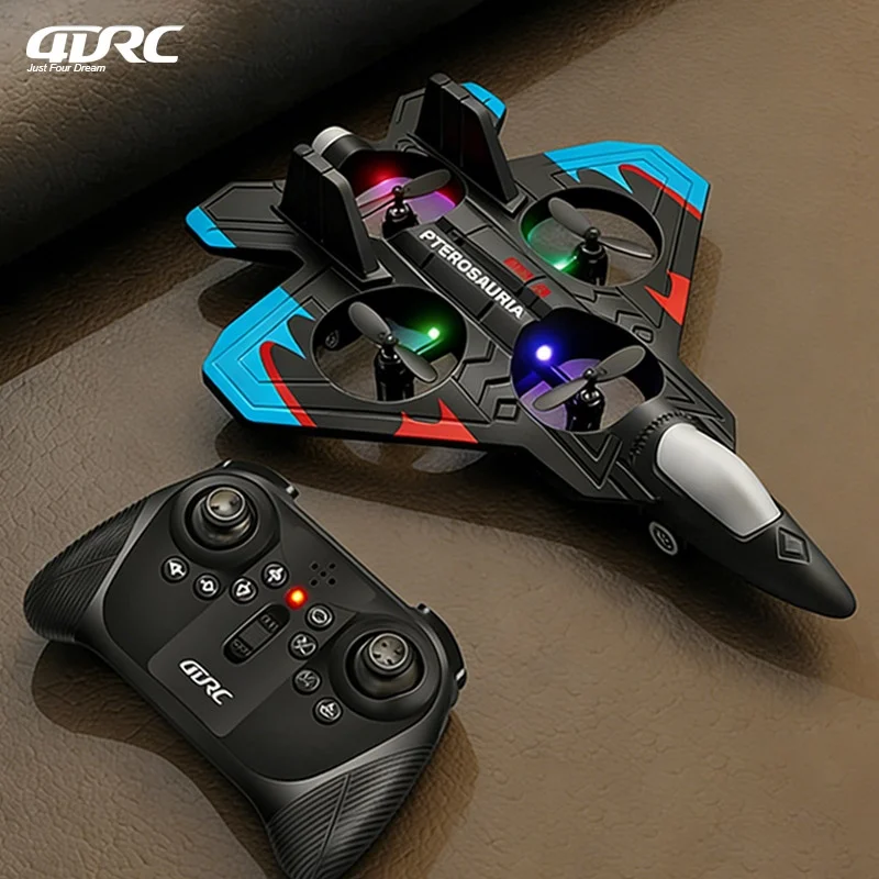 Aviões de controle remoto de espuma V32 Aviões RC 360 °   Flip Fighter Jet Toys Stunt Roll RC Avião Avião Brinquedo Presentes para Crianças Adultos