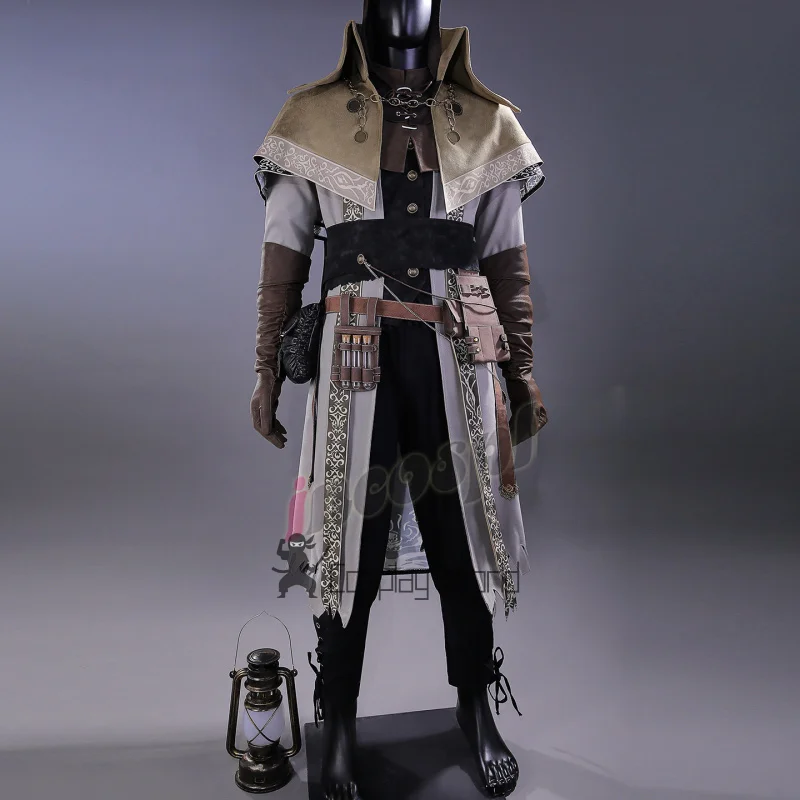 Juego Bloodborne Gravekeeper Cosplay disfraz abrigo pantalones uniforme Halloween carnaval fiesta de Navidad PlayRole mujeres hombres ropa nueva