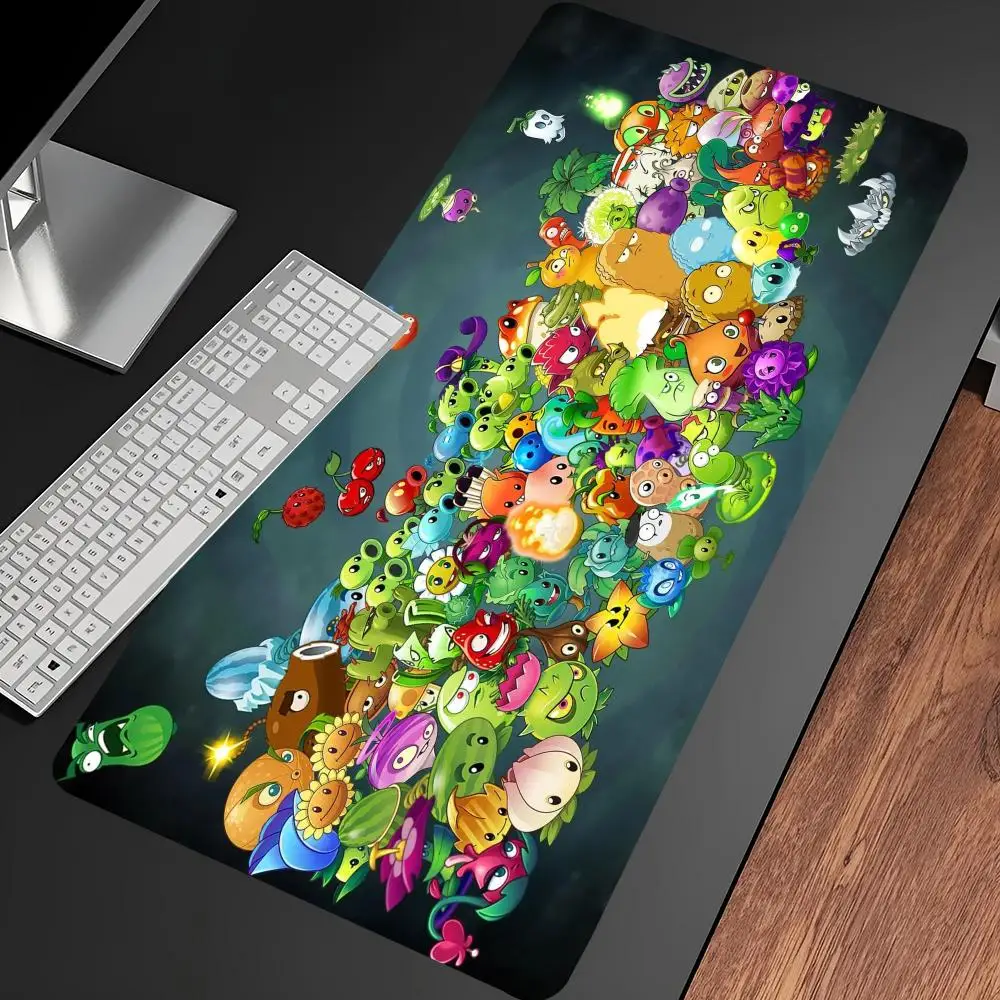 P-Plants vs Z-Zombies Tappetino per mouse Gioco anime mause pad cs lol XXL Home HD Tappetini per scrivania per computer Tappeto Gamer Ufficio Laptop Ragazzi Ragazza