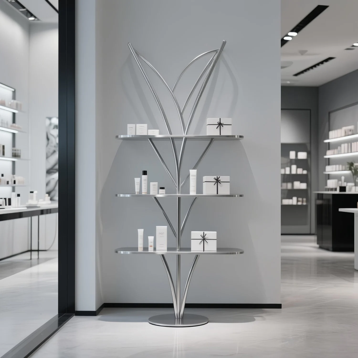 

Beauty Shop Product Display Rack Cosmetics Display Cabinet Creative Shelf Product Display Rack Irregular Shelf
