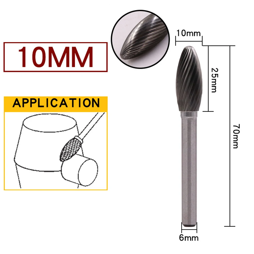 DIY-Handwerk, Metallbearbeitungsprojekte, 62–69 mm, Rotationsfeile, Hartmetallschneider, professionelles Schleifwerkzeug, staubfreier Betrieb