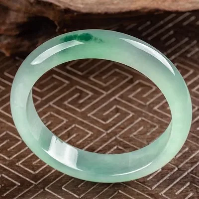 

Natural Myanmar Jade 54mm-62mm bracelet exquisite princess bracelet to send girlfriend to send mother Hetian jade